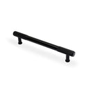 Alexander & Wilks - Washington Reeded End Cabinet Pull-Black-160mm - AW854R-160-BL - Choice Handles