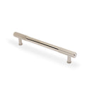 Alexander & Wilks - Washington Reeded End Cabinet Pull-Polished Nickel PVD-160mm - AW854R-160-PNPVD - Choice Handles