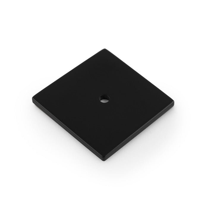 Alexander & Wilks Bullion Square Backplate - Black - AW894-45-BL