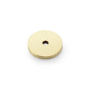 Alexander and Wilks - Circular Backplate - Satin Brass - Diameter 25mm - AW895-25-SB - Choice Handles