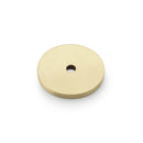 Alexander and Wilks - Circular Backplate - Satin Brass - Diameter 30mm - AW895-30-SB - Choice Handles