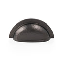 Alexander and Wilks - Bardom Hammered Ridged Cup Pull - Dark Bronze - AW912DBZ - Choice Handles