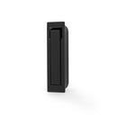 Square Sliding Door Edge Pull - Black - AW990BL - Choice Handles