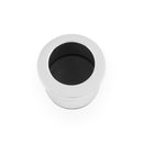 Alexander and Wilks - Round Sliding Door Finger Edge Pull-Polished Chrome - AW992PC - Choice Handles