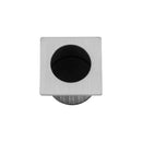 Alexander and Wilks - Sliding Door Finger Edge Pull (Square) Satin Chrome - AW993SC - Choice Handles