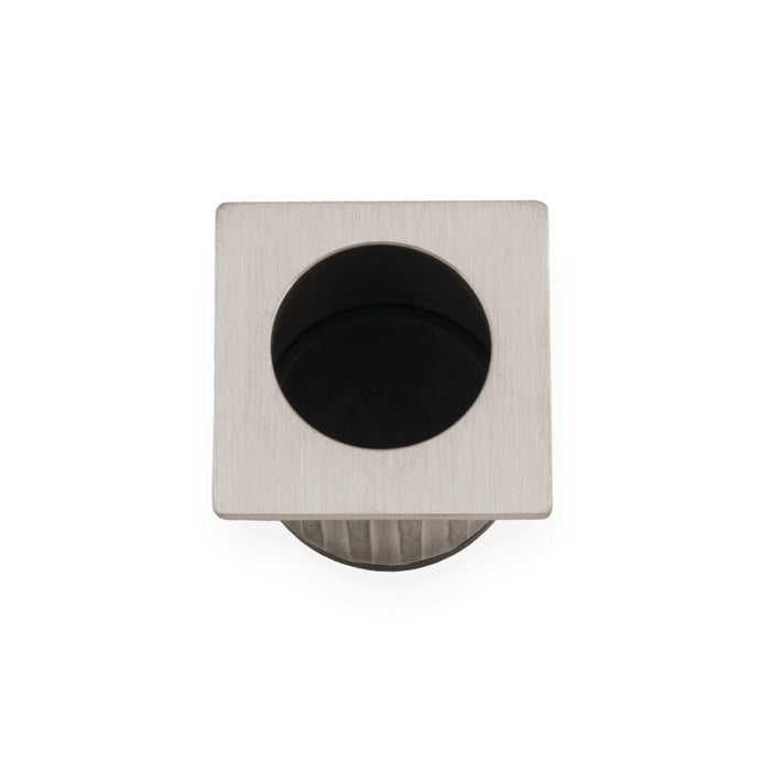 Alexander and Wilks - Sliding Door Finger Edge Pull (Square) Satin Nickel - AW993SN