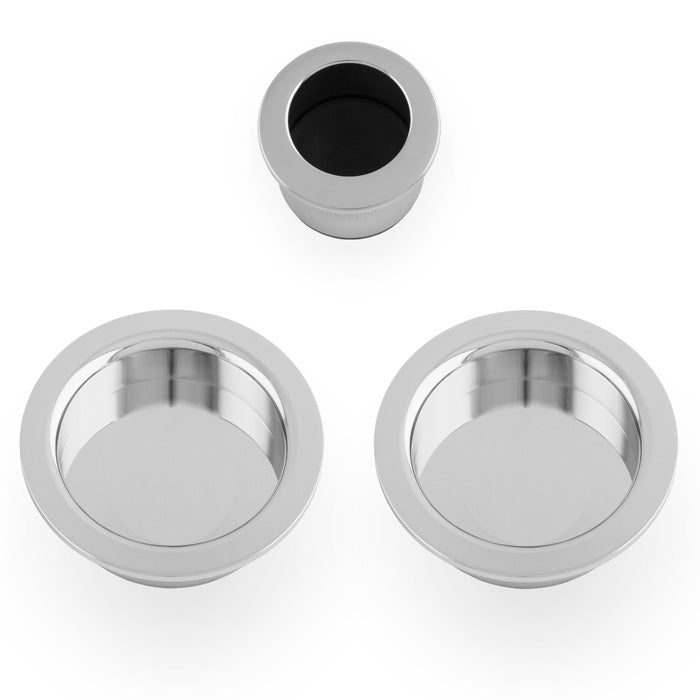 Alexander and Wilks - Sliding door pull kit - Polished Chrome - AW994PC - Choice Handles