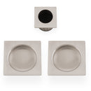 Alexander and Wilks - Square sliding door pull kit - Satin Nickel - AW995SN - Choice Handles