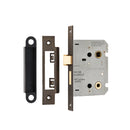 Eurospec - Easi-T Residential Bathroom Lock 78mm  - Matt Bronze - BAE5030MBRZ - Choice Handles
