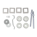 Eurospec - Back To Back Fixing Pack - 19mm Dia. Pull Handle - Satin Stainless Steel - BBF1019SSS/SQ - Choice Handles