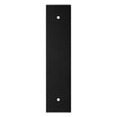 Carlisle Brass - 168 X 40mm Square Cabinet Hardware Backplate 128mm C/C - Matt Black - BP168MB - Choice Handles