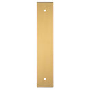 Carlisle Brass - 200 X 40mm Square Cabinet Hardware Backplate 160mm C/C - Satin Brass - BP200SB - Choice Handles