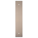 Carlisle Brass - 200 X 40mm Square Cabinet Hardware Backplate 160mm C/C - Satin Nickel - BP200SN - Choice Handles