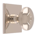 Carlisle Brass - Anderson knob on Backplate 40mm - Polished Nickel - BP720APN40PN - Choice Handles