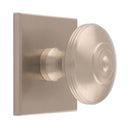 Carlisle Brass - Anderson knob on Backplate 40mm - Satin Nickel - BP720ASN40SN - Choice Handles