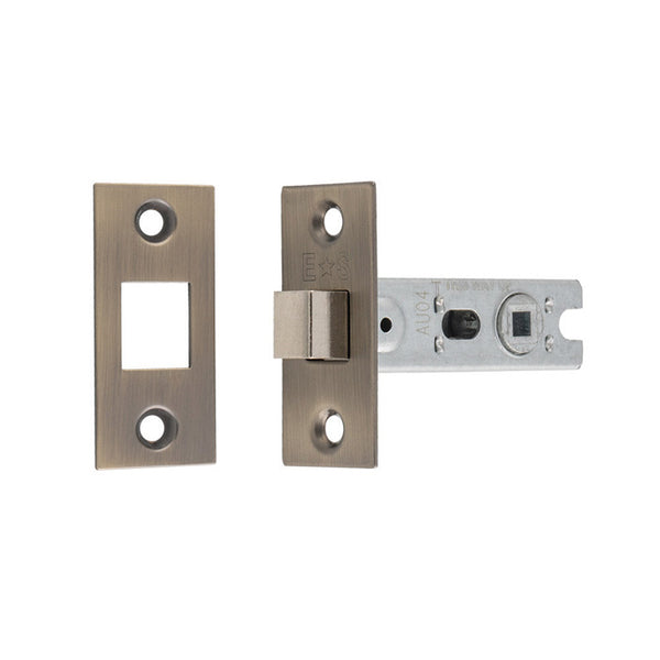 Eurospec - Bolt-Through Tubular Deadbolt - Antique Brass - 64mm - Antique Brass - BTD25AB