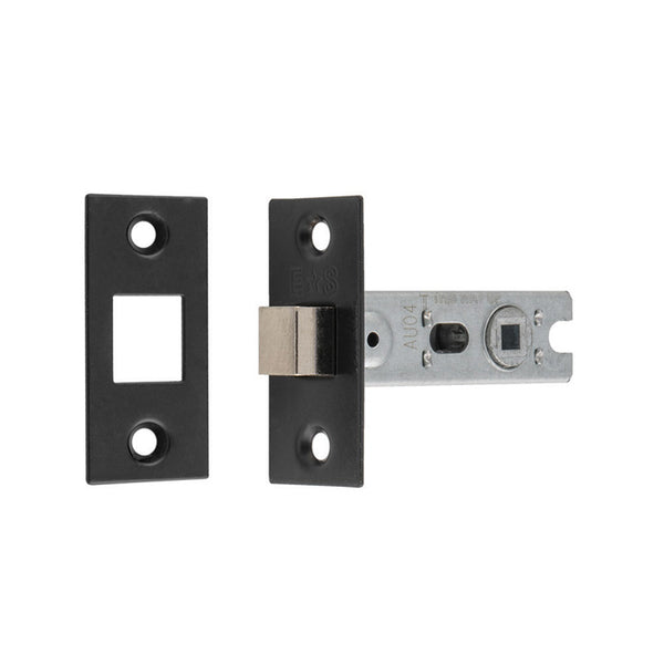 Eurospec - Bolt-Through Tubular Deadbolt - Matt Black - 64mm - Matt Black - BTD25MB