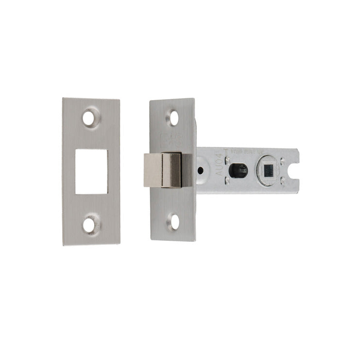 Eurospec - Bolt-Through Tubular Deadbolt - Satin Stainless Steel - 64mm - Satin Stainless Steel - BTD25SSS