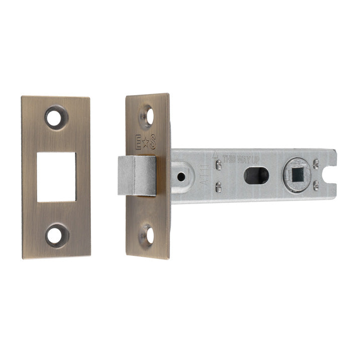 Eurospec - Bolt-Through Tubular Deadbolt - Antique Brass - 76mm - Antique Brass - BTD30AB