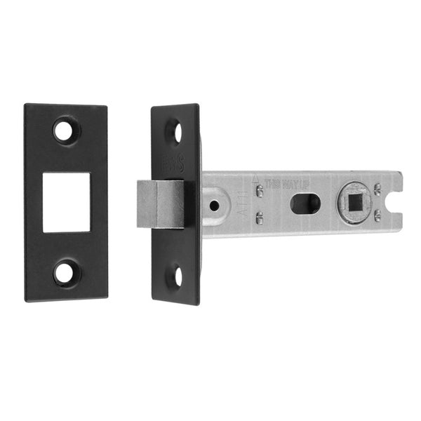 Eurospec - Bolt-Through Tubular Deadbolt - Matt Black - 76mm - Matt Black - BTD30MB