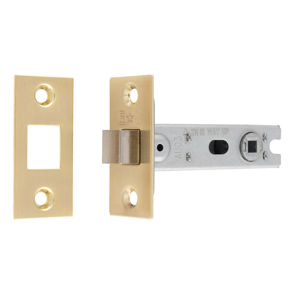 Eurospec - Bolt-Through Tubular Deadbolt - Satin Brass - 76mm - Satin Brass - BTD30SB