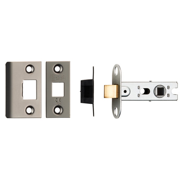 Eurospec - 64mm Ce B/T Tubular Mortice Latch Radius - Matt Bronze - BTL25MBRZ