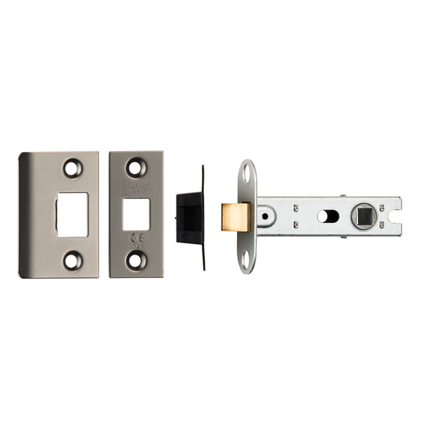Eurospec - 76mm Ce B/T Tubular Mortice Latch Radius - Matt Bronze - BTL30MBRZ