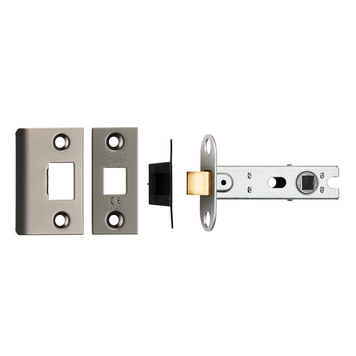 Eurospec - 76mm Ce B/T Tubular Mortice Latch Radius - Matt Bronze - BTL30MBRZ