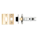 Eurospec - 76mm Ce B/T Tubular Mortice Latch Square - Satin Brass - BTL30SB - Choice Handles