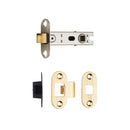 Eurospec - Bolt Through Tubular Latch Radius 76mm - Electro Brassed - BTL3/R - Choice Handles