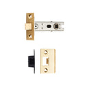 Eurospec - Bolt Through Tubular Latch Square 76mm - Electro Brassed - BTL3/SQ - Choice Handles