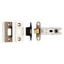 Carlisle Brass - 76mm Bolt-Through Tubular Latch - 8mm Follower - Nickel Plated - Square - Nickel Plate - BTL4/SQ - Choice Handles