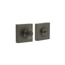 Burlington - Turns & Releases Inner 1 Square Plain Rose - Dark Bronze - BUR-80DB-150DB - Choice Handles