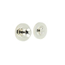 Burlington - Turns & Releases Inner 1 Knurled Rose - Polished Nickel - BUR-80PN-55PN - Choice Handles