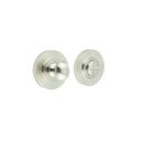 Burlington - Turns & Releases Inner 1 Plain Rose - Satin Nickel - BUR-80SN-50SN - Choice Handles