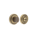 Burlington - Turns & Releases Inner 3 Stepped Rose - Antique Brass - BUR-81AB-52AB - Choice Handles
