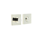 Burlington - Turns & Releases Inner 3 Square Plain Rose - Polished Nickel - BUR-81PN-150PN - Choice Handles