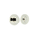 Burlington - Turns & Releases Inner 3 Knurled Rose - Polished Nickel - BUR-81PN-55PN - Choice Handles