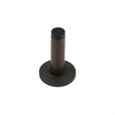 Burlington - Plain Wall Mounted Door Stops Reeded Rose - Dark Bronze - BUR-970DB-974DB - Choice Handles