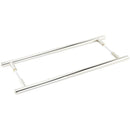Burlington Belgrave - Pull Handle 425 x 20mm Back to Back Fixing - Polished Nickel - BUR1000PNB2B - (Pair) - Choice Handles