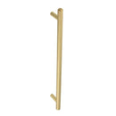 Burlington Belgrave - 425x20mm Pull Handle, Bolt Through Fixing - Satin Brass - BUR1000SB - Choice Handles