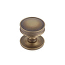 Burlington - Berkeley Mortice Door Knob Furniture - Antique Brass - BUR100AB - Choice Handles