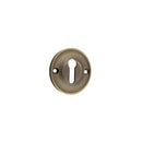Burlington Berkely & Bloomsbury - 40mm Std Keyway Escutcheon - Antique Brass - BUR121AB - Choice Handles