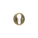 Burlington Berkely & Bloomsbury - 40mm Euro Keyway Escutcheon - Antique Brass - BUR122AB - Choice Handles
