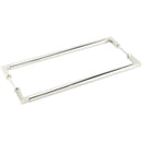 Burlington Westminister  - Pull Handle 425 x 20mm Back to Back Fixing - Polished Nickel - BUR130PNB2B - (Pair) - Choice Handles
