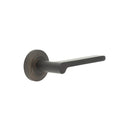 Burlington - Fitzrovia Door Handles On Chamfered Rose  - Dark Bronze - BUR15KIT80 - Choice Handles