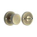 Burlington - Westbourne Knurled Turn & Release Antique Brass - Antique Brass - BUR180AB - Choice Handles