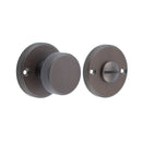 Burlington - Westbourne Knurled Turn and Release - Dark Bronze - BUR180DB - Choice Handles