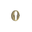 Burlington - 40mm Westbourne Euro Escutcheon - Antique Brass - BUR181AB - Choice Handles