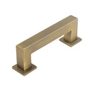 Burlington - Trafalgar 96mm Cabinet Handle - Antique Brass -BUR210AB - Choice Handles